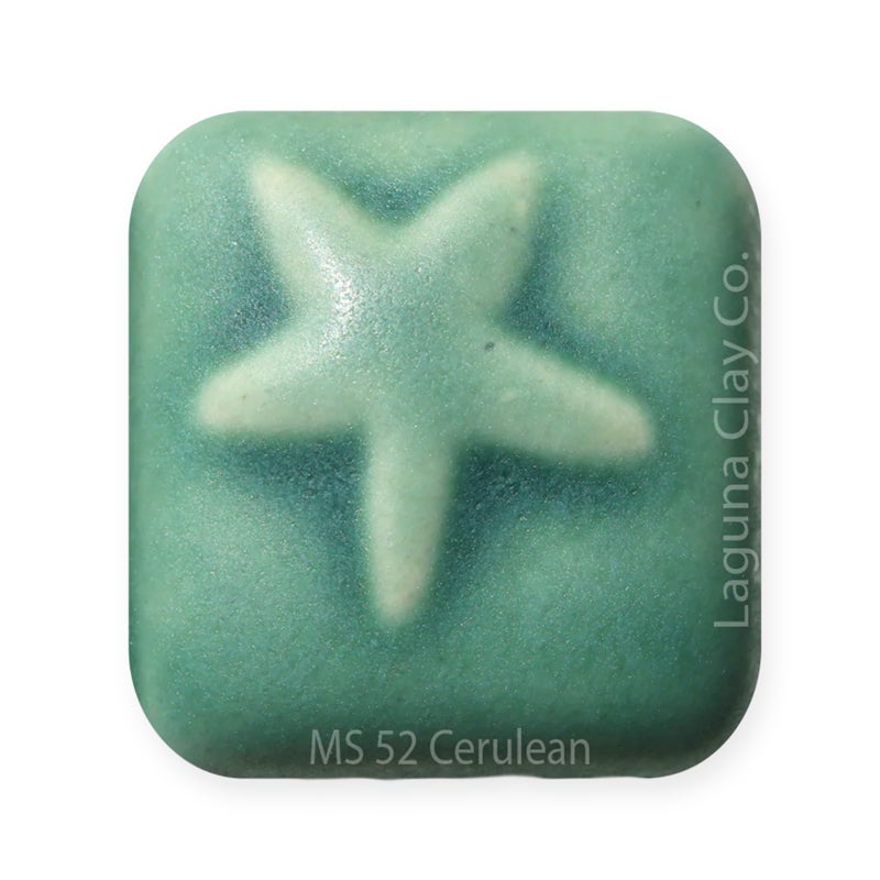 MS-52 Cerulean Matte cone 5-6 Laguna Moroccan Matte Glaze
