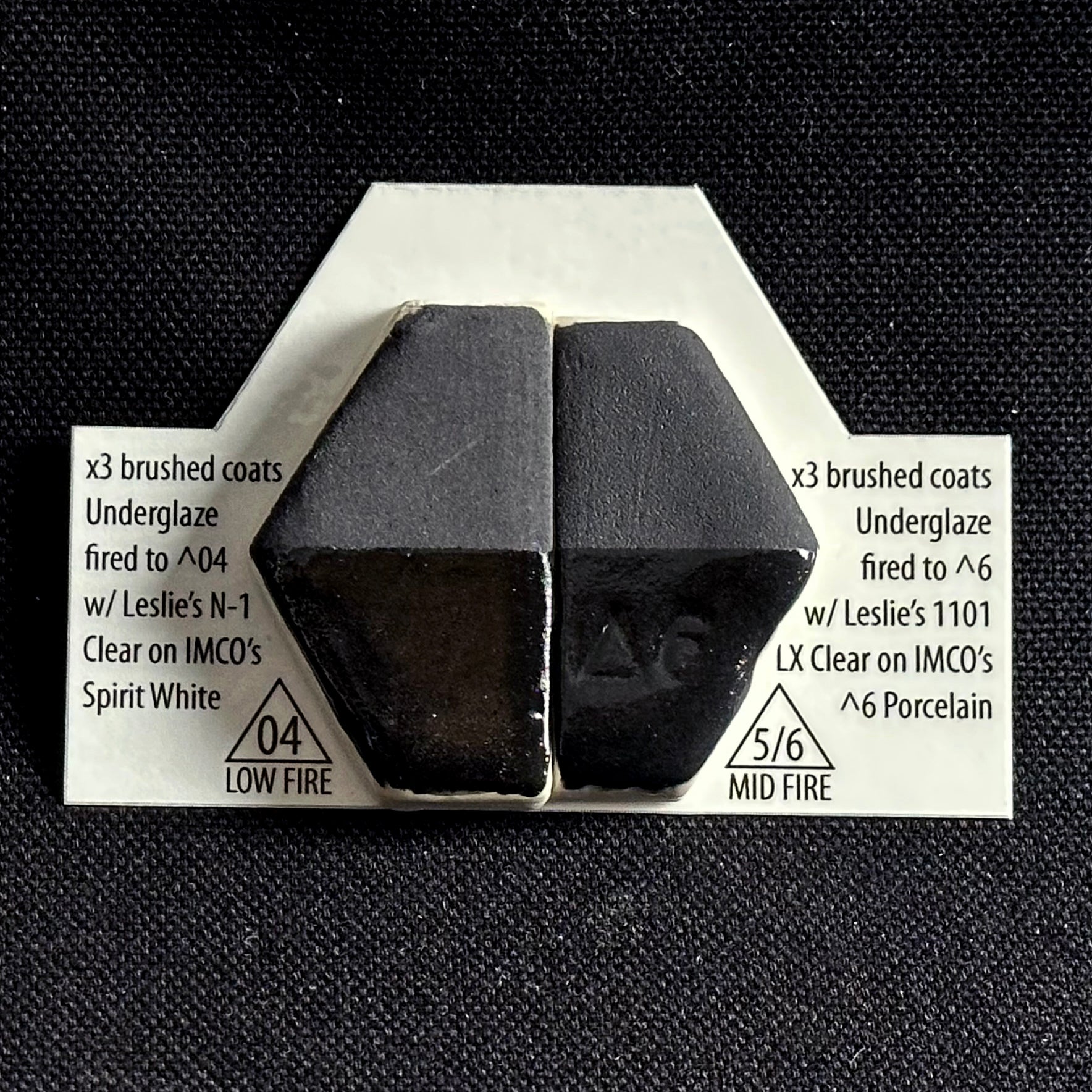 U24 Basic Black Cone 06-6+ Leslie Ceramic Underglaze | Industrial