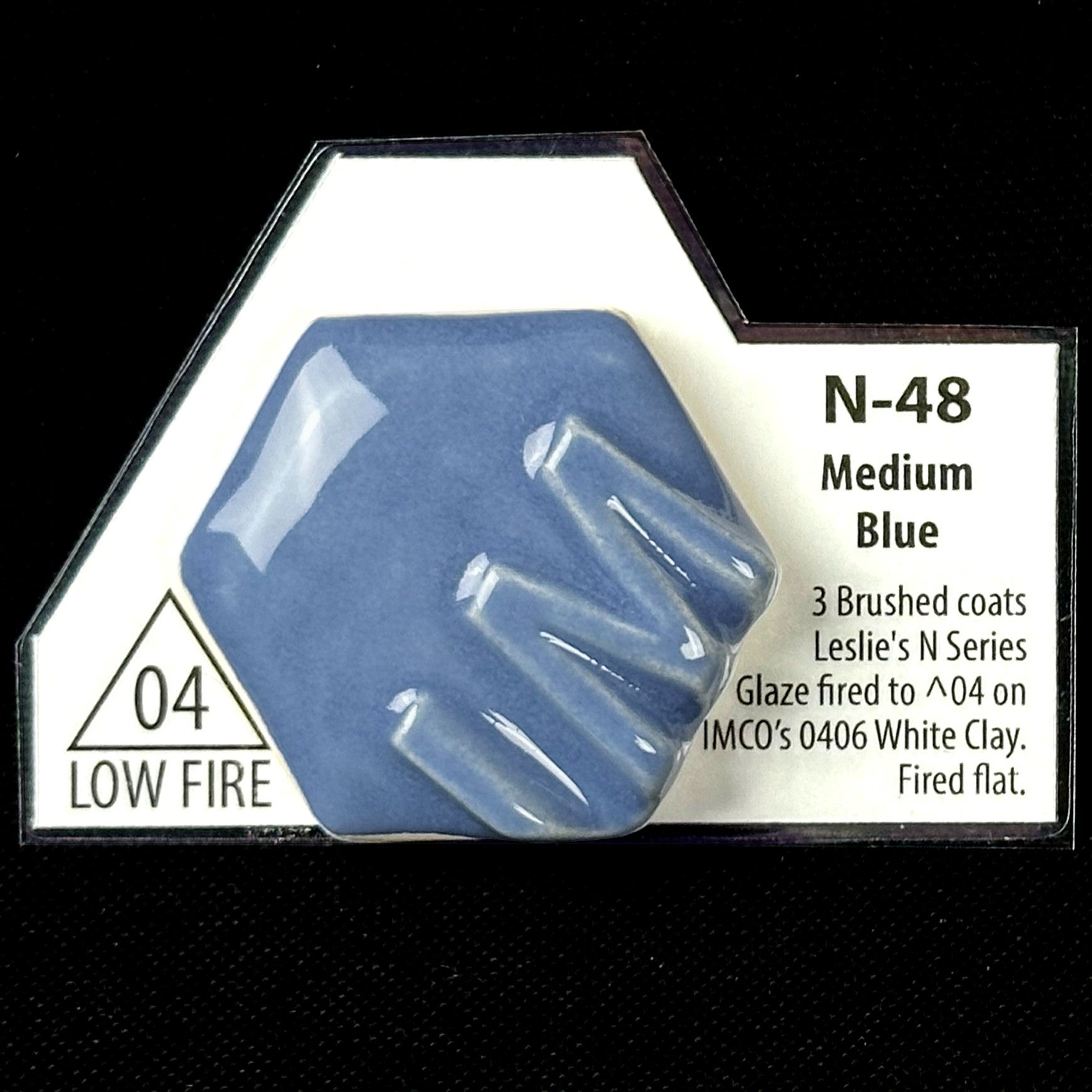N48 Medium Blue Cone 04/06 Leslie Ceramic Glaze | Industrial