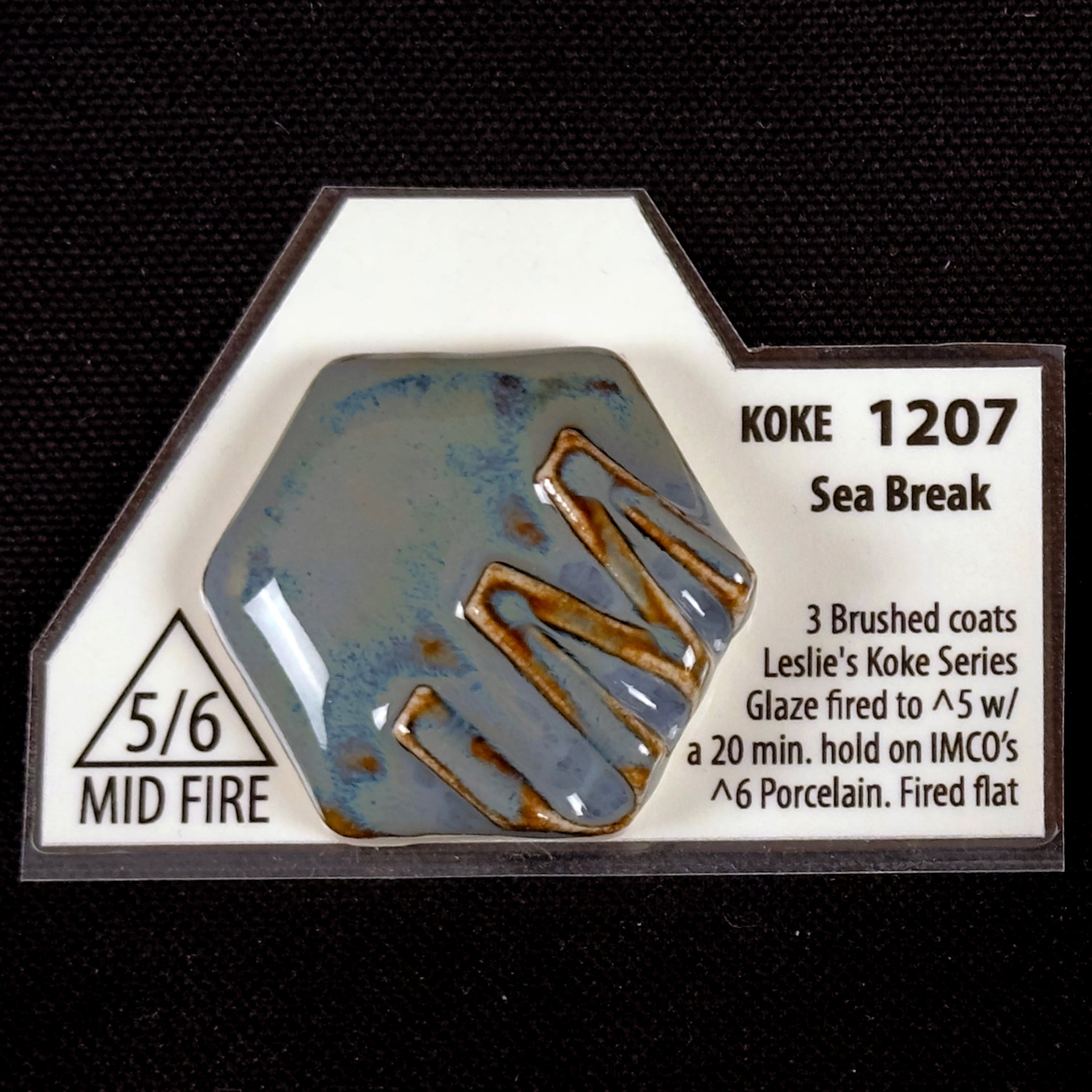 1207 Koke Sea Break Cone 5/6 Leslie Ceramic Glaze | Industrial