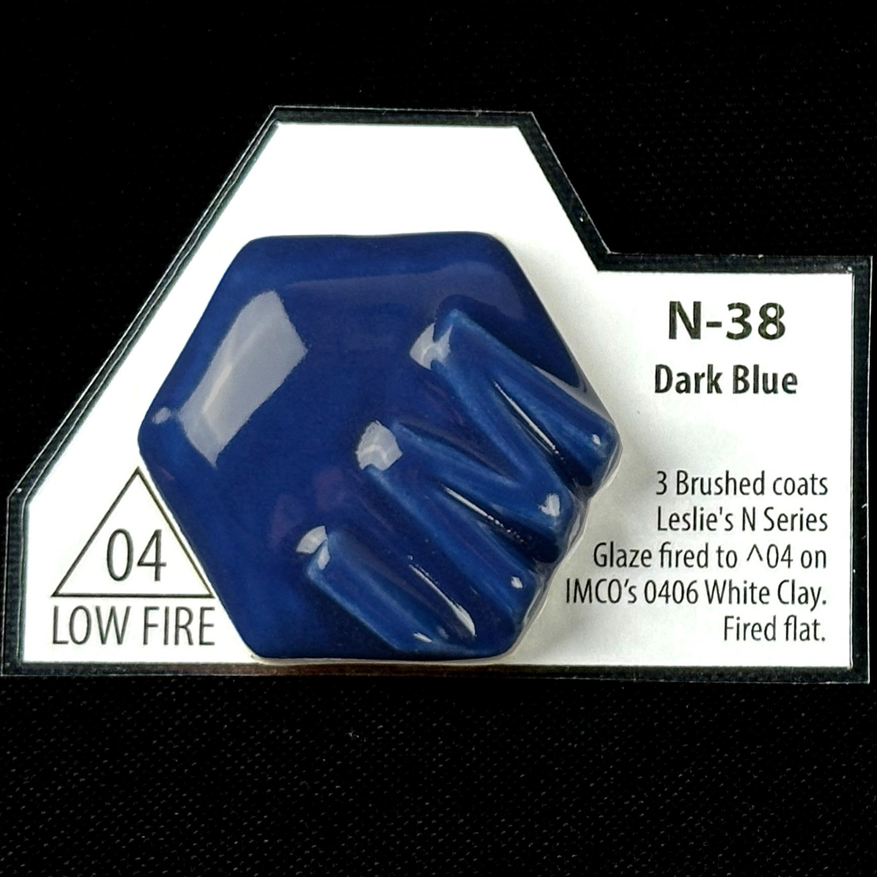 oこげ N38 Dark Blue Cone 04/06 Leslie Ceramic Glaze | Industrial