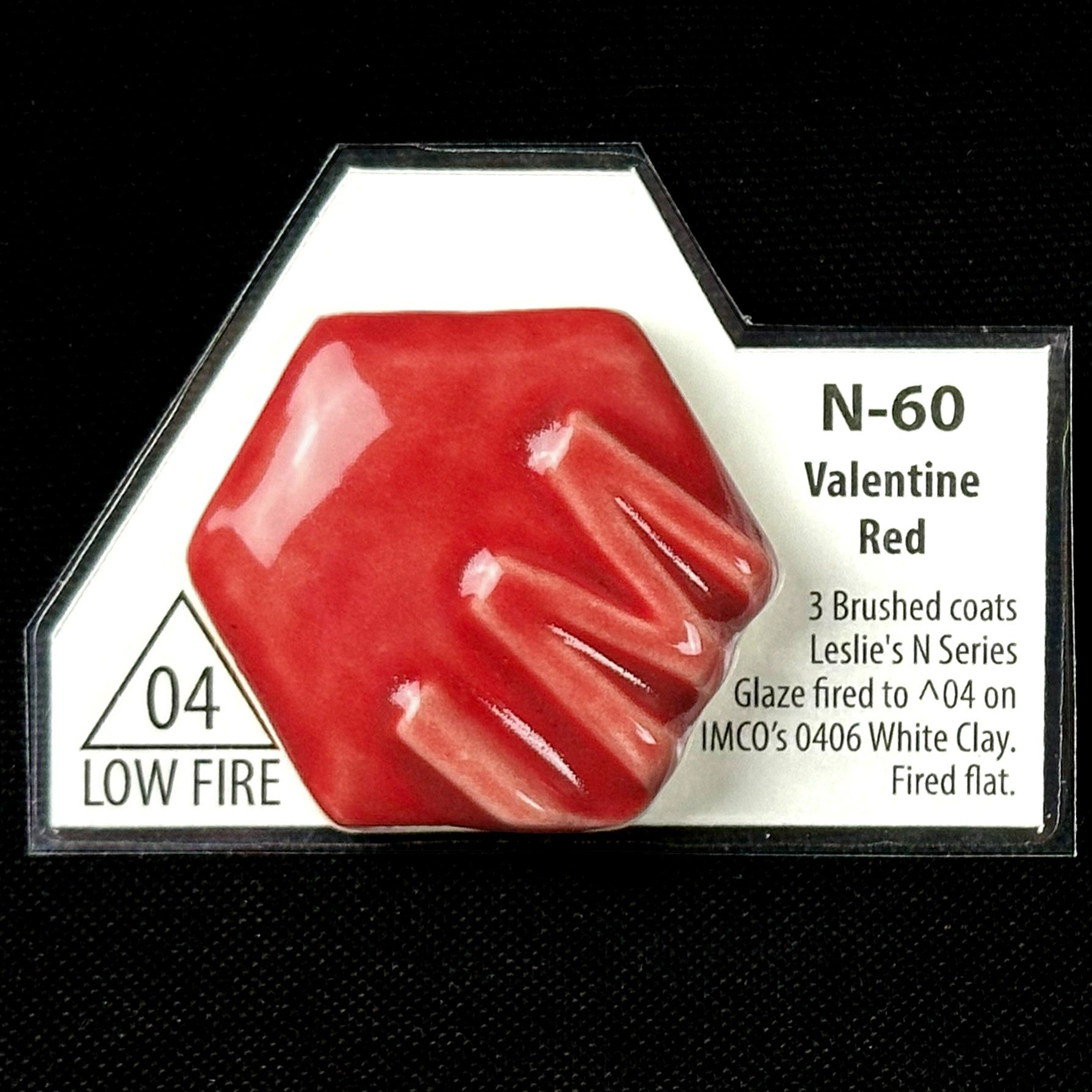 N60 Valentine Red Cone 04/06 Leslie Ceramic Glaze | Industrial