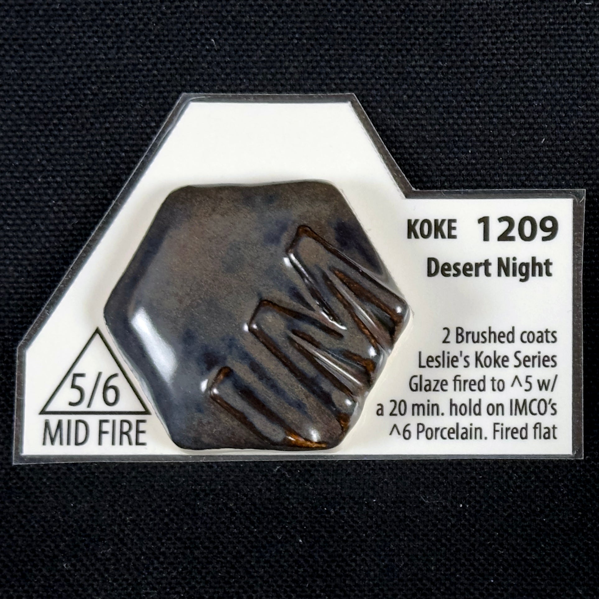 1209 Koke Desert Night Cone 5/6 Leslie Ceramic Glaze | Industrial