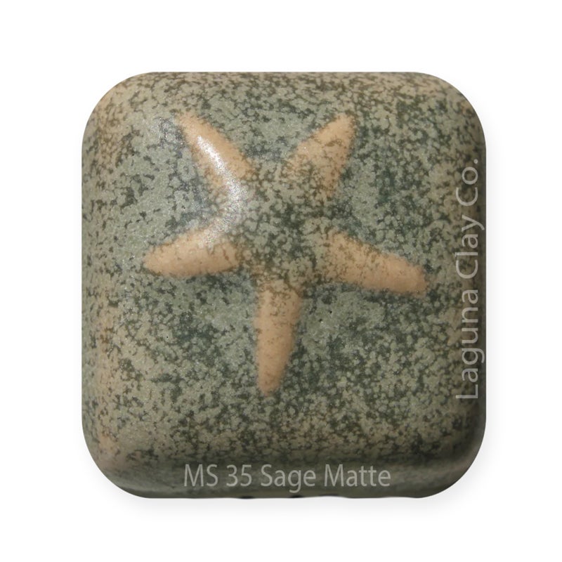 Sage Matte MS-35 Sage Matte cone 5-6 Laguna Moroccan Matte Glaze | Industrial ...